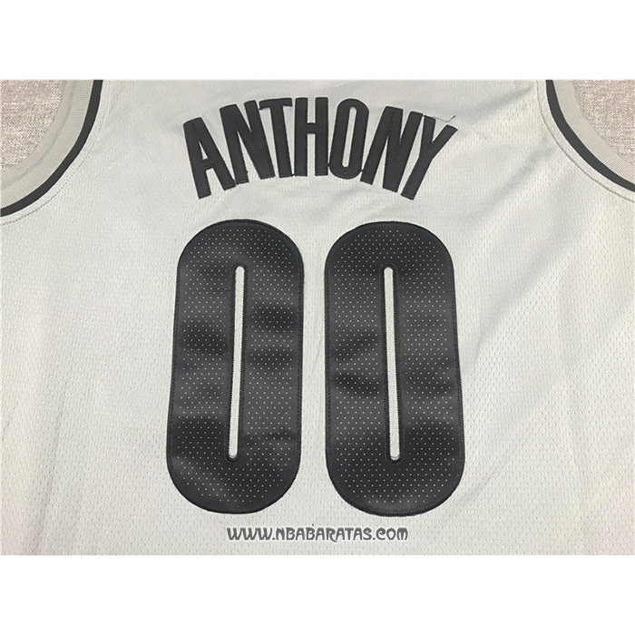 Camiseta Portland Trail Blazers Carmelo Anthony #00 Earned 2020-21 Gris